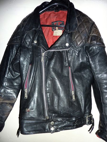 TT Leathers Black Leather Jacket - Classic Super BikesClassic 